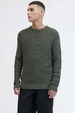 Wehkamp JACK & JONES trui grof gebreid groen aanbieding