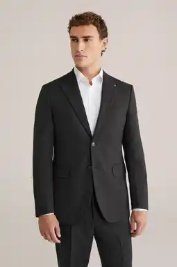 Wehkamp WE Fashion gestreepte colbert donkergroen aanbieding