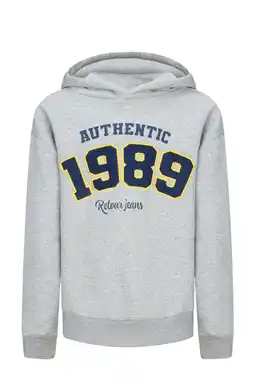 Wehkamp Retour Jeans hoodie grijs melange aanbieding