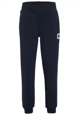 Wehkamp Coolcat joggingbroek met logo Cole donkerblauw aanbieding