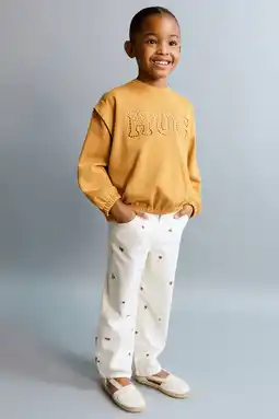 Wehkamp Mango Kids sweater geel aanbieding
