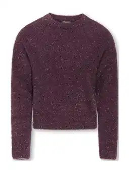 Wehkamp KIDS ONLY GIRL trui donkerrood fijn gebreid aanbieding