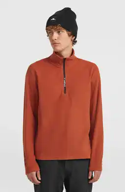 Wehkamp O'Neill fleece trui donker oranje aanbieding