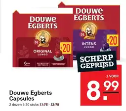 Sligro Douwe Egberts Capsules aanbieding