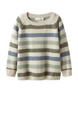 Wehkamp NAME IT MINI trui zand fijn gebreid aanbieding