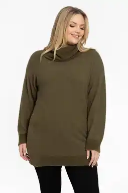 Wehkamp YOEK trui Plus Size - lichtgroen aanbieding