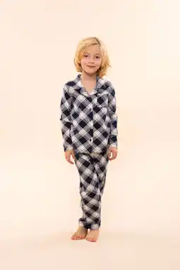 Wehkamp Charlie Choe pyjama blauw/ecru aanbieding