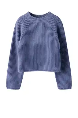 Wehkamp NAME IT KIDS gebreide trui blauw aanbieding