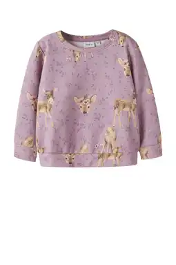 Wehkamp NAME IT MINI Bambi sweater roze aanbieding