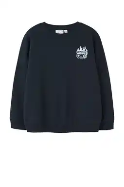 Wehkamp NAME IT KIDS sweater marineblauw aanbieding