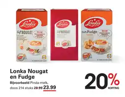 Sligro Lonka Nougat en Fudge aanbieding