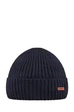 Wehkamp Barts gebreide muts donkerblauw aanbieding