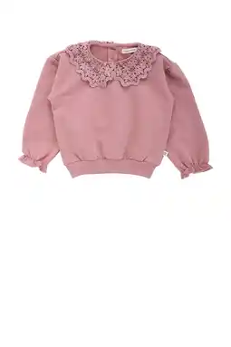 Wehkamp Your Wishes sweater roze broderie aanbieding