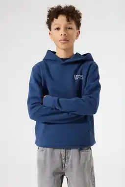 Wehkamp Garcia hoodie met backprint marineblauw aanbieding