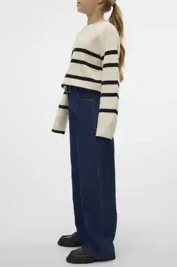 Wehkamp VERO MODA GIRL wide leg jeans VMDAISY dark blue denim aanbieding