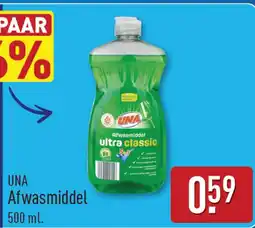 ALDI Una afwasmiddel aanbieding