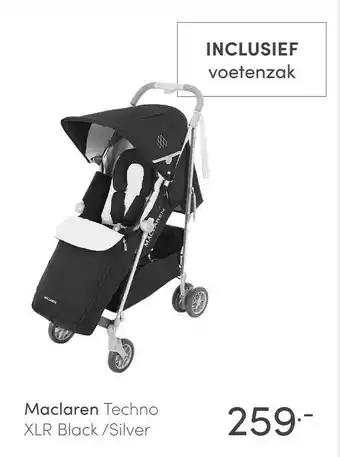 Baby & Tiener Maclorn Techno XLR Black / Silver aanbieding