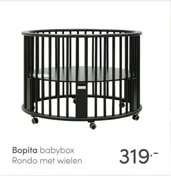 Baby & Tiener Bopita babybox Rondo me wielen aanbieding