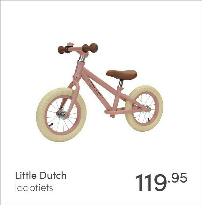 Little Dutch loopfiets aanbieding bij Baby \u0026 Tiener