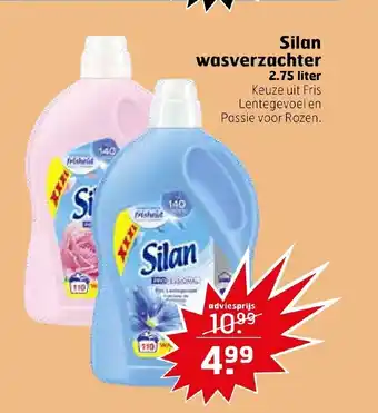 Trekpleister Silan wasverzachter 2.75 liter aanbieding