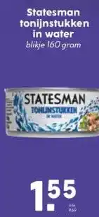 Boon`s Markt Statesman tonijnstukken in water aanbieding