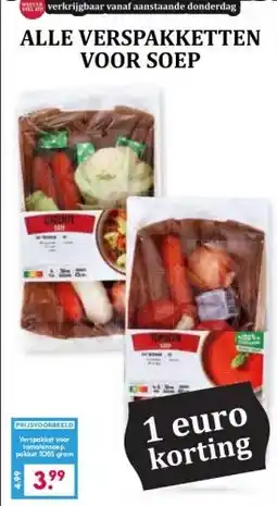 Boon`s Markt ALLE VERSPAKKETTEN VOOR SOEP aanbieding