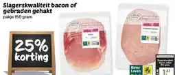 Boon`s Markt Slagerskwaliteit bacon of gebraden gehakt aanbieding