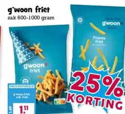 Boon`s Markt g'woon friet aanbieding