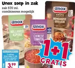 Boon`s Markt Unox soep in zak aanbieding