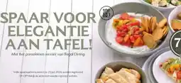 Boon`s Markt Met het porseleinen servies van Regal Dining. aanbieding