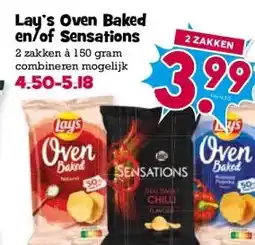 Boon`s Markt Lay's Oven Baked en/of Sensations aanbieding