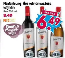 Boon`s Markt Nederburg the winemasters wijnen aanbieding