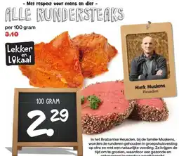 Boon`s Markt ALLE RUNDERSTEAKS aanbieding