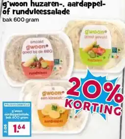 Boon`s Markt gwoon huzaren-, aardappel- of rundvleessalade aanbieding