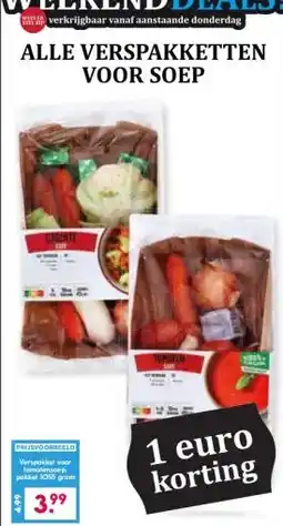 Boon`s Markt ALLE VERSPAKKETTEN VOOR SOEP aanbieding