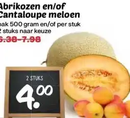 Boon`s Markt Abrikozen en/of Cantaloupe meloen aanbieding