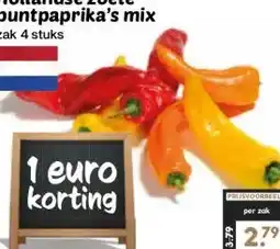 Boon`s Markt Hollandse zoete puntpaprika's mix aanbieding