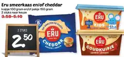 Boon`s Markt Eru smeerkaas en/of cheddar aanbieding