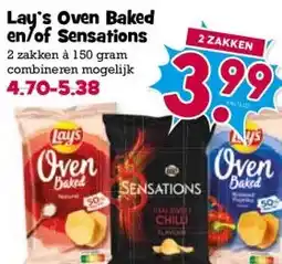 Boon`s Markt Lay's Oven Baked en/of Sensations aanbieding