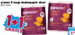 Boon`s Markt g'woon 3 laags keukenpapier decor aanbieding