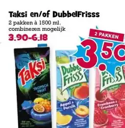 Boon`s Markt Taksi en/of DubbelFrisss aanbieding
