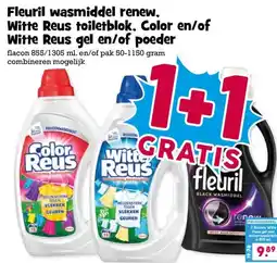 Boon`s Markt Fleuril wasmiddel renew, Witte Reus toiletblok, Color en/of Witte Reus gel en/of poeder aanbieding