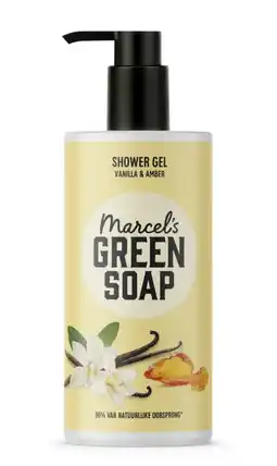 Albert Heijn Marcel's Green Soap Vanille & amber shower gel aanbieding