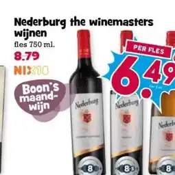 Boon`s Markt Nederburg the winemasters wijnen aanbieding