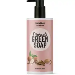 Albert Heijn Marcel's Green Soap Argan & oudh shower gel aanbieding