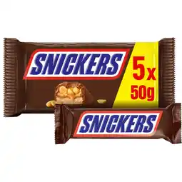 Albert Heijn Snickers Chocolade reep 5-pack aanbieding