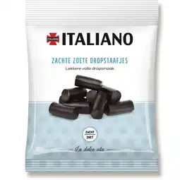 Albert Heijn Italiano Zachte zoete dropstaafjes aanbieding