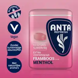 Albert Heijn Anta Framboos menthol extra verfrissend aanbieding