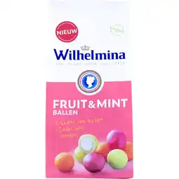 Albert Heijn Wilhelmina Fruit & mint ballen aanbieding