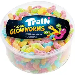 Albert Heijn Trolli Zure gloeiwormen aanbieding
